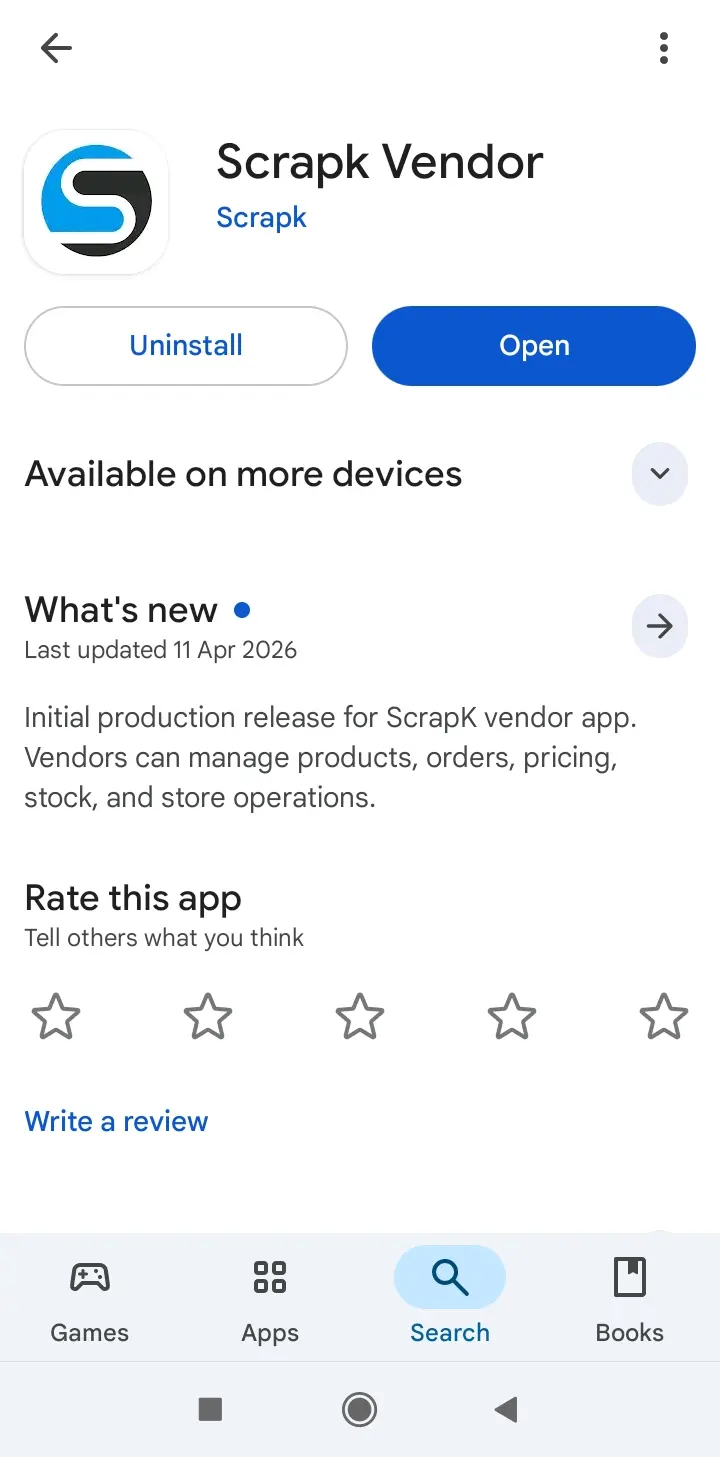 ScrapK Warehouse
